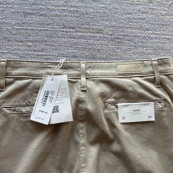 AG Caden tailored trousers tan size 29R NWT - Picture 3 of 4